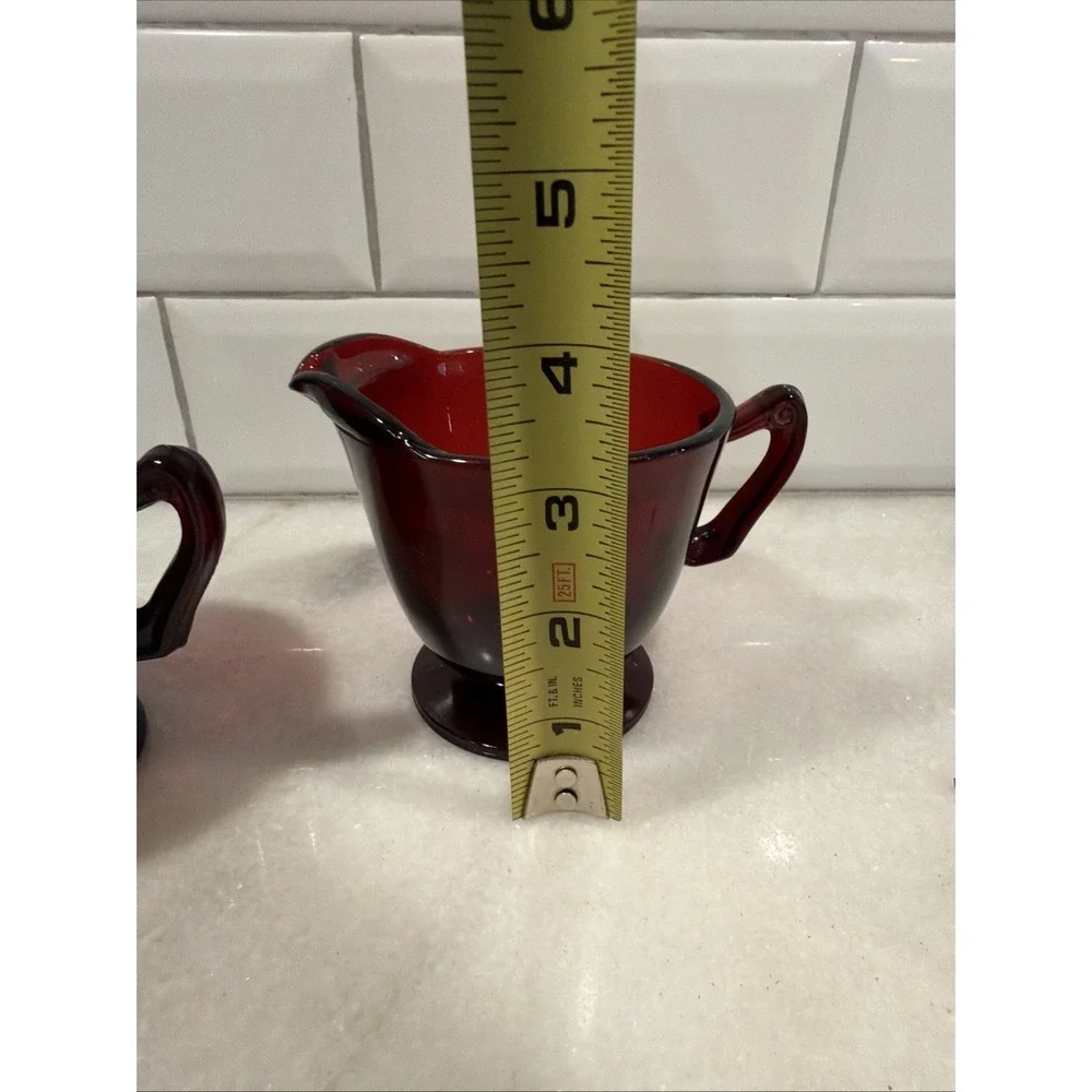 Anchor Hocking ROYAL‎ RUBY Red 3 1/4